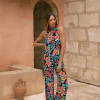 Cypress Jumpsuit In Retro Floral