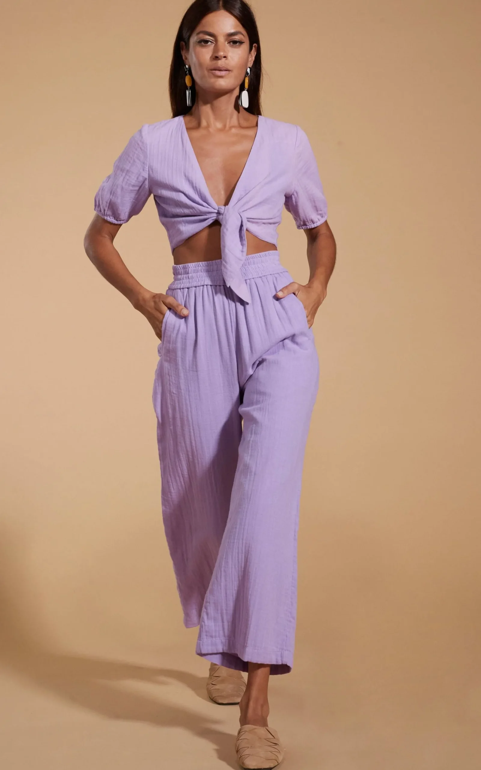 Halo Tahiti Trousers In Lilac