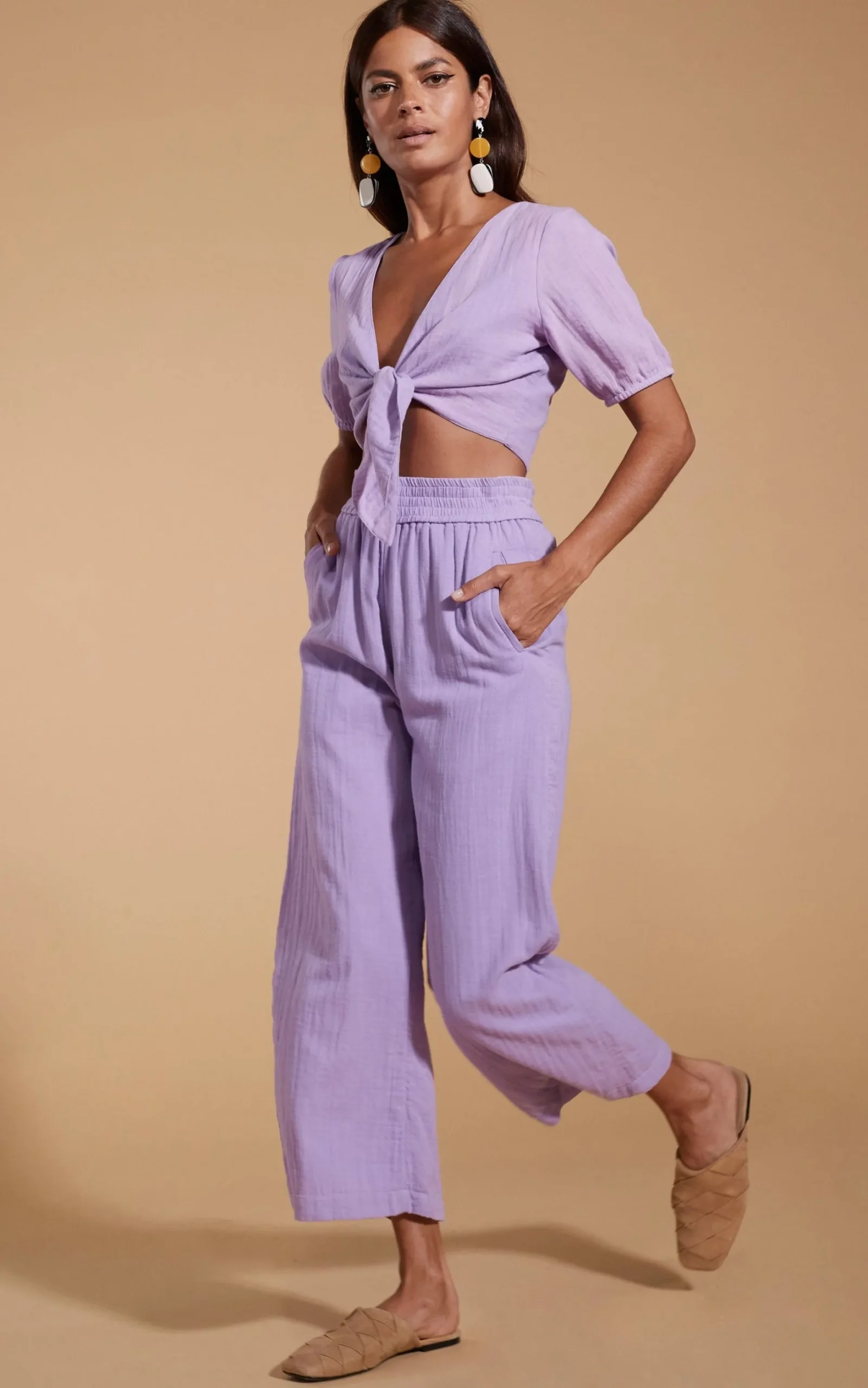 Halo Tahiti Trousers In Lilac