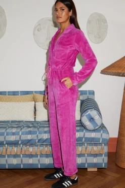 Katsumi Jumpsuit In Orchard Pink