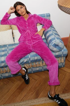 Katsumi Jumpsuit In Orchard Pink
