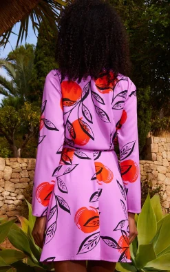 Marley Mini Dress In Sunset Dot