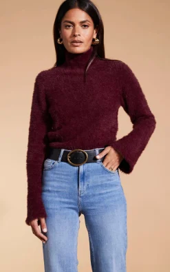 Poppy Jumper In Winter Berry