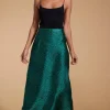 Renzo Skirt In Small Green Leopard