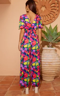 Saskia Jumpsuit In Vintage Floral (Reversible)