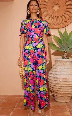 Saskia Jumpsuit In Vintage Floral (Reversible)